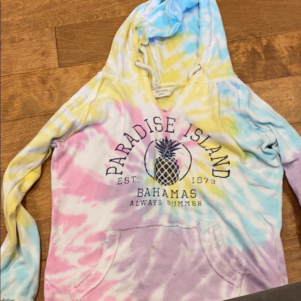 tie dye Bahama hoodie